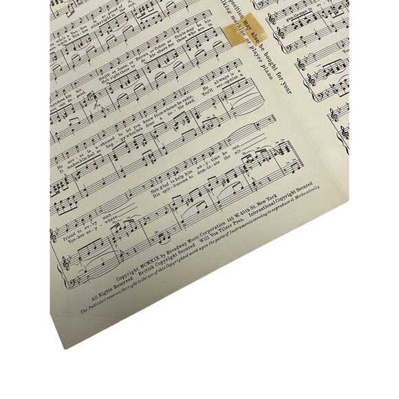 His Majesty The American Sheet Music 1919 Lew Brown Albert Von Tilzer - Picture 4 of 6